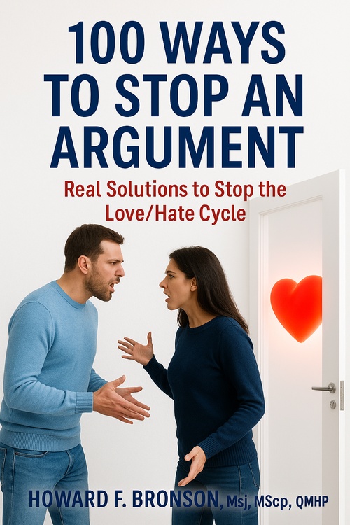 Couverture ebook de 100 Ways to Stop an Argument, de Howard Bronson