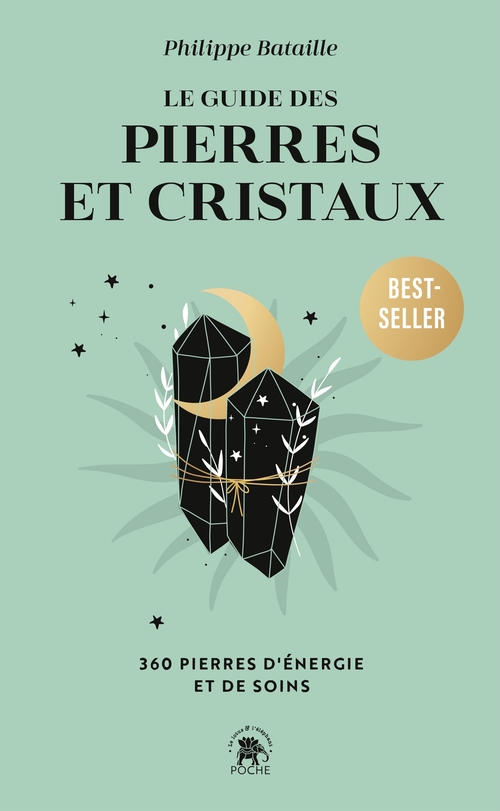 Couverture ebook de Le guide des pierres et cristaux, de Philippe Bataille