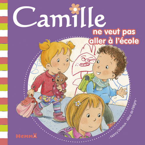 Couverture ebook de Camille ne veut pas aller à l'école T37, de Nancy Delvaux, Aline de Pétigny