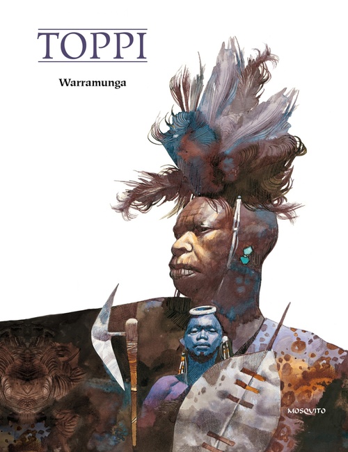 ebook cover of Warramunga, by Sergio Toppi
