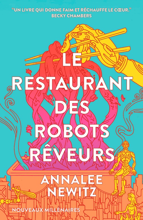 Couverture ebook de Le restaurant des robots rêveurs, de Annalee Newitz