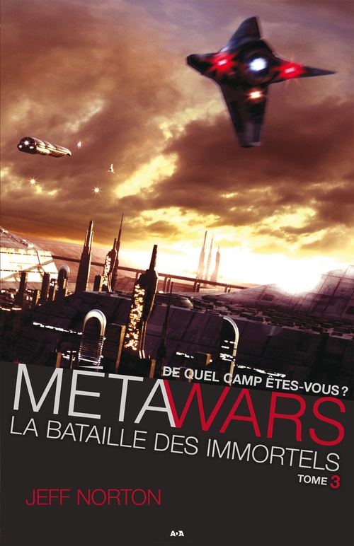 ebook cover of La bataille des immortels, by Jeff Norton