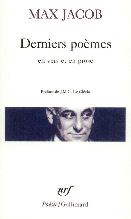 Couverture ebook de Derniers poèmes en vers et en prose, de Max Jacob