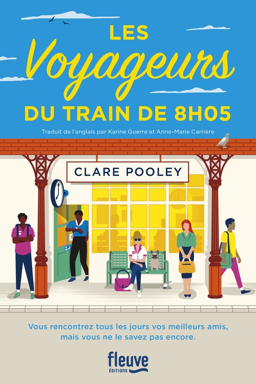 ebook cover of Les Voyageurs du train de 8h05, by Clare Pooley, Karine Reignier-Guerre