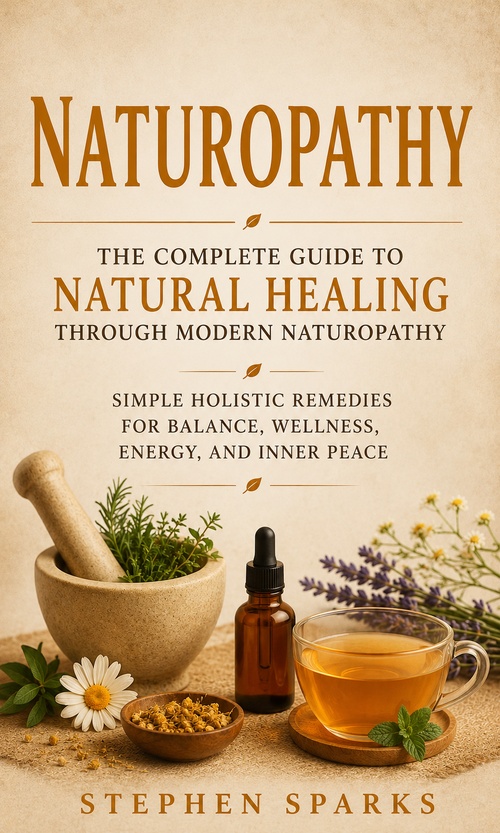 ebook cover of Naturopathy: The Complete Guide to Natural Healing Through Modern Naturopathy, by Stephen Sparks