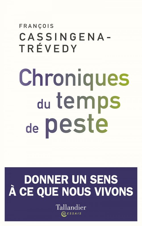 Couverture ebook de Chroniques du temps de peste, de François Cassingena-Trévedy