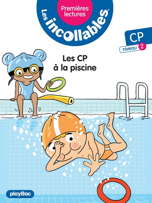 ebook cover of Les incollables - Premières lectures  - les CP à la piscine - Tome 21  - niveau 2, by Marie Lenne-Fouquet