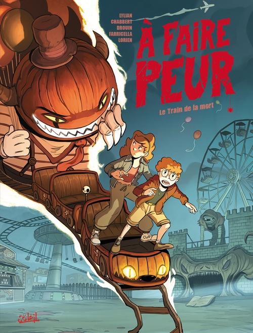 Couverture ebook de À faire peur - Le Train de la mort, de Lylian, Ingrid Chabbert