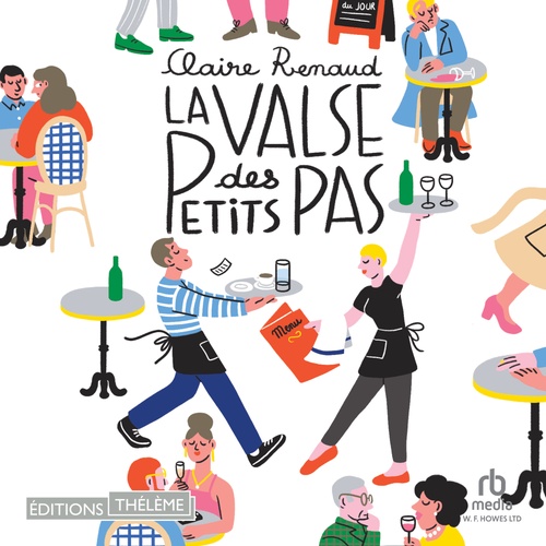 audiobook cover of La valse des petits pas, by Claire Renaud