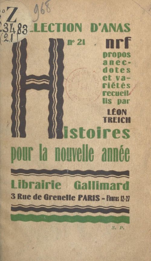 Couverture ebook de Histoires pour la nouvelle année, de Leon Treich