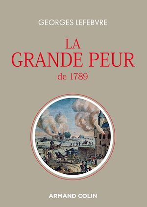 Couverture ebook de La grande peur de 1789, de Georges Lefebvre