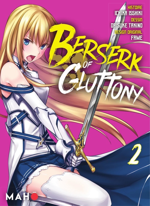 Couverture ebook de Berserk of Gluttony T02 - Manga, de Ichika Isshiki
