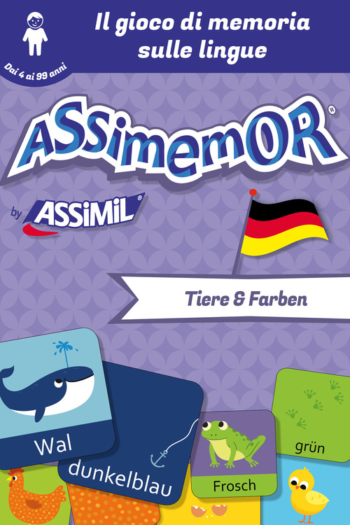 Couverture ebook de Assimemor - Le mie prime parole in tedesco: Tiere und Farben, de Celadon, Jean-Sebastien Deheeger