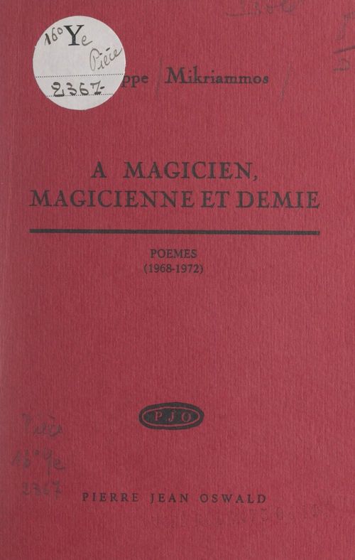ebook cover of À magicien, magicienne et demie, by Philippe Mikriammos
