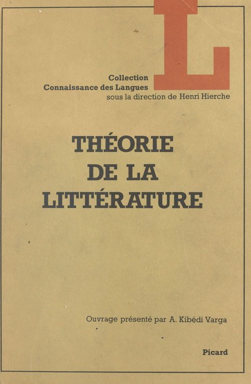 Couverture ebook de Théorie de la littérature, de Benoît de Cornulier, P. W. M. De Meijer