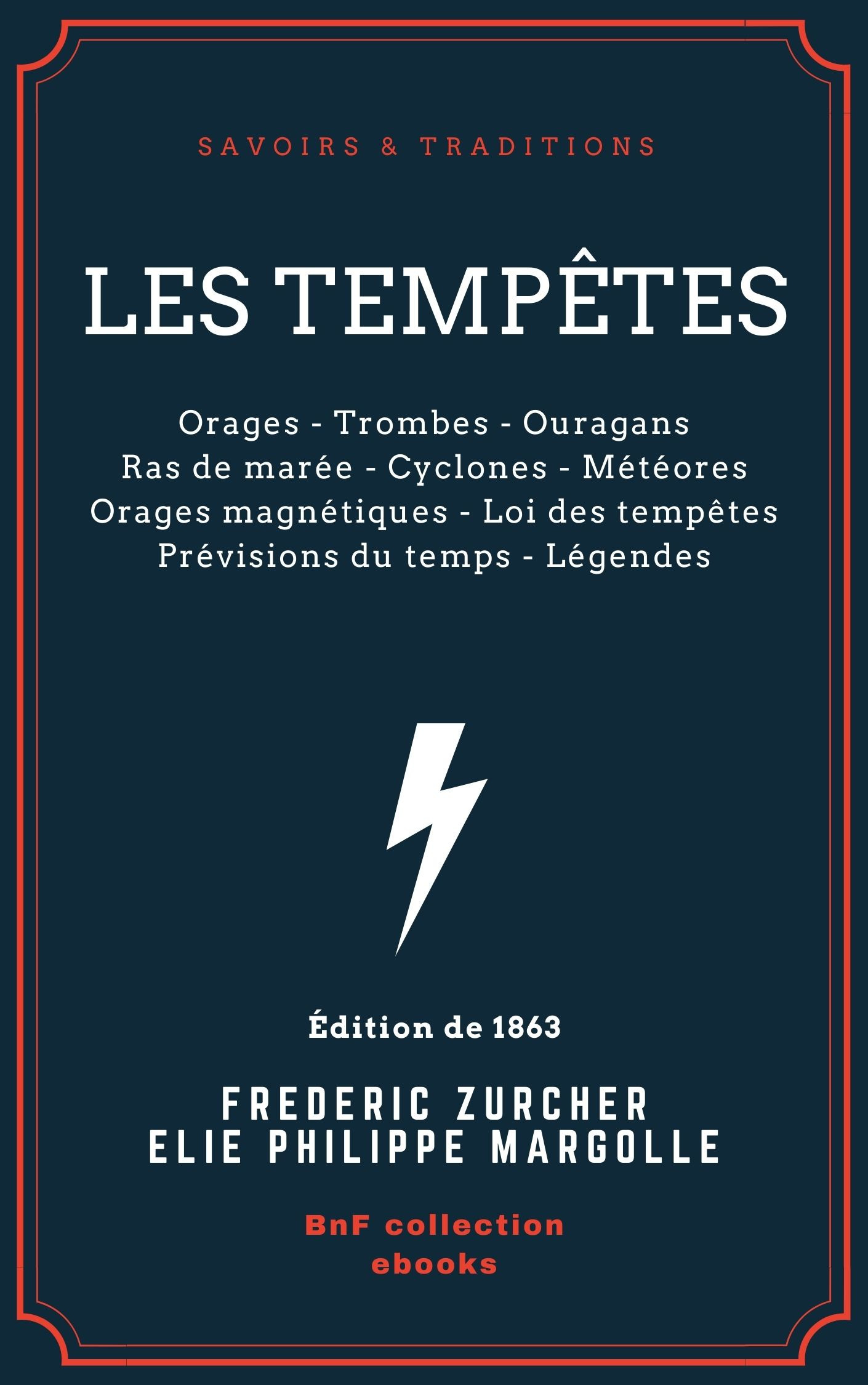 ebook cover of Les Tempêtes, by Elie Philippe Margolle, Frederic Zurcher