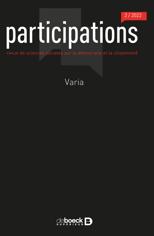 Couverture ebook de Participations, de Collectif