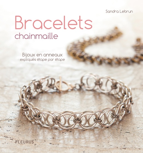 ebook cover of Bracelets chainmaille, by Sandra Lebrun