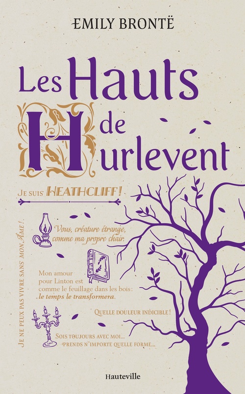 Couverture ebook de Les Hauts de Hurlevent, de Emily Brontë