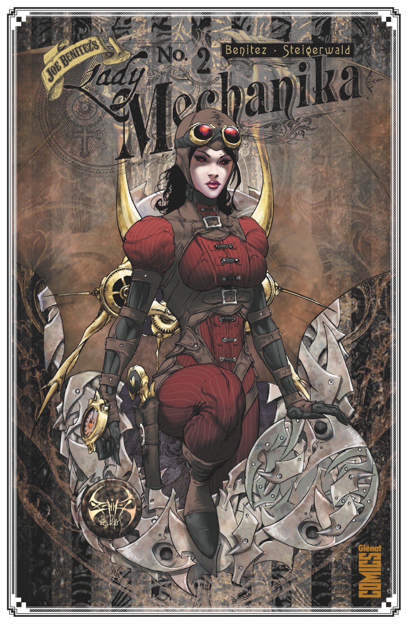 Couverture ebook de Lady Mechanika - Tome 02, de Joe Benitez