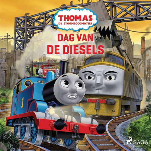 Couverture audiobook de Thomas de Stoomlocomotief - Dag van de Diesels, de Mattel