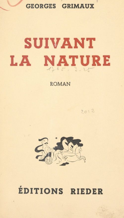 Couverture ebook de Suivant la nature, de Georges Grimaux