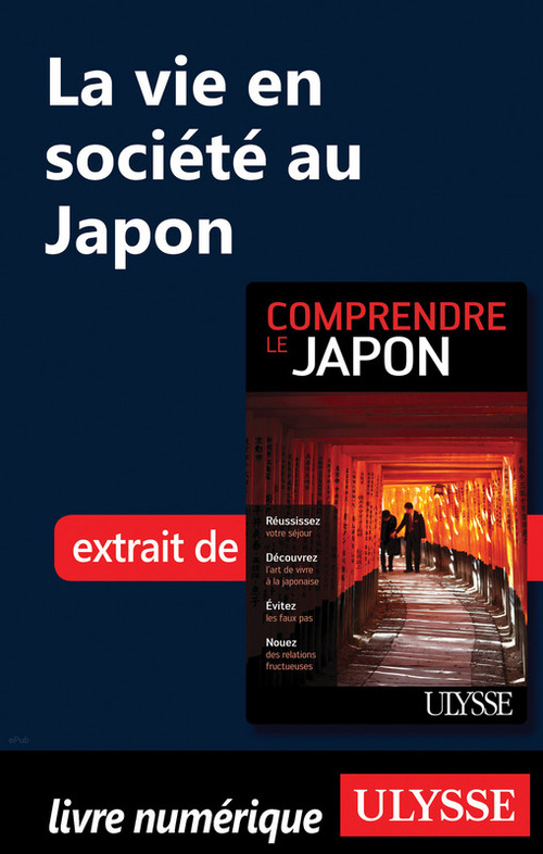 Couverture ebook de La vie en société au Japon, de Martin Beaulieu