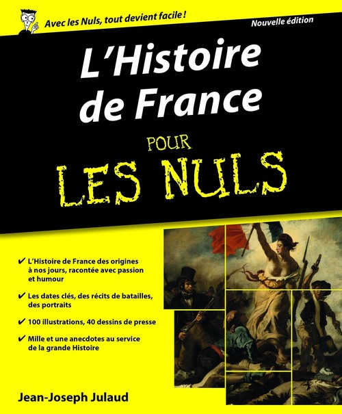 Couverture ebook de L'Histoire de France pour les nuls, de Julaud Jean-Joseph