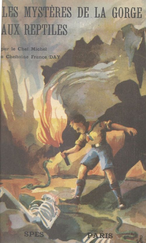 Couverture ebook de Les mystères de la gorge aux reptiles, de France Day, Michel Delsol