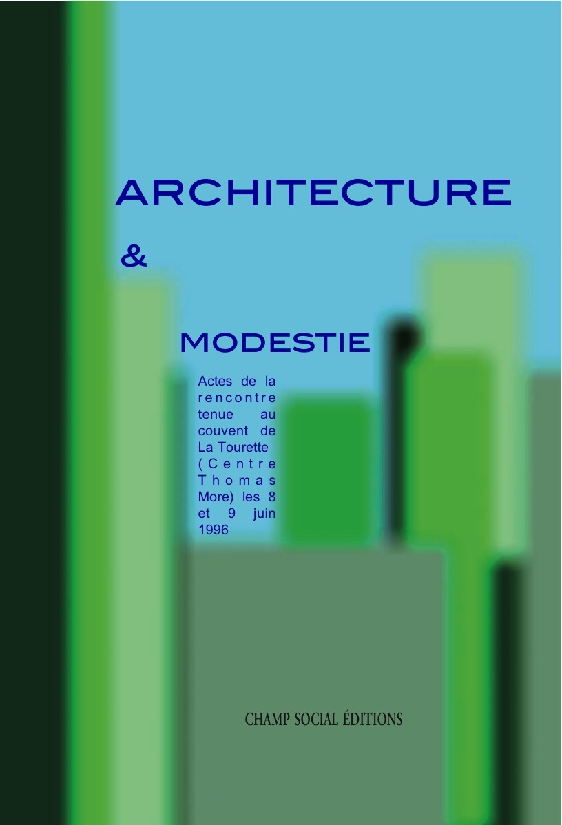 Couverture ebook de Architecture et modestie, de Bruno Queysanne