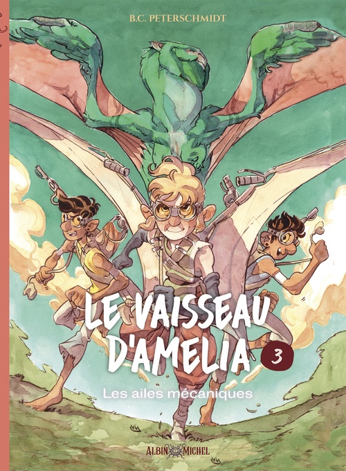 ebook cover of Le Vaisseau d'Amélia - tome 3 - Les Ailes mécaniques, by B.C. Peterschmidt