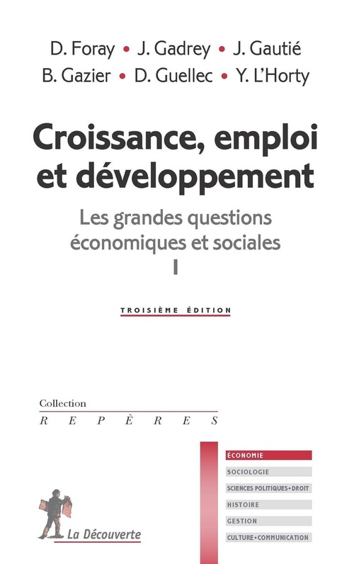 ebook cover of Croissance, emploi et développement - Les grandes questions économiques et sociales I, by Collectif