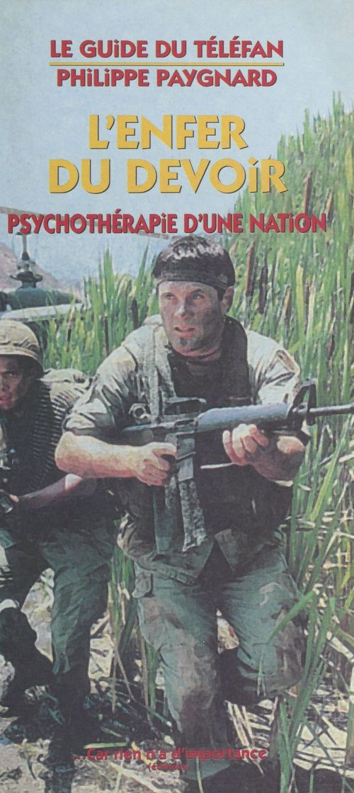 Couverture ebook de «L'Enfer du devoir» : Psychothérapie d'une nation, de Philippe Paygnard