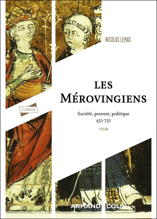 ebook cover of Les Mérovingiens, by Nicolas Lemas