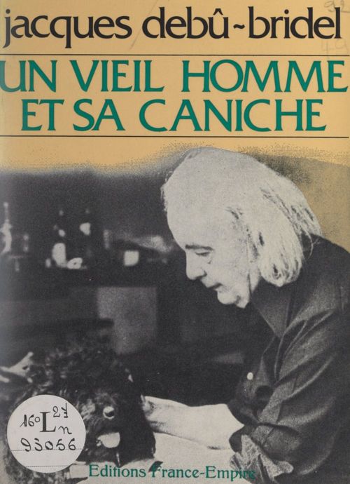 Couverture ebook de Un vieil homme et sa caniche, de Jacques Debu-Bridel