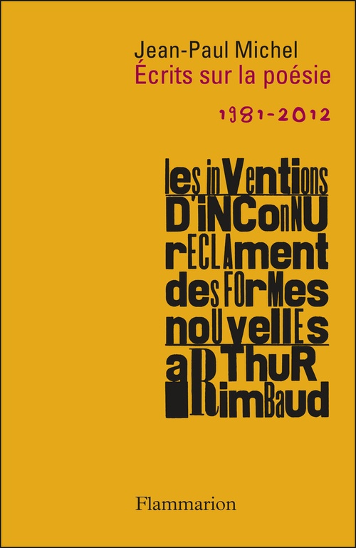 ebook cover of Ecrits sur la poésie, by Jean-Paul Michel