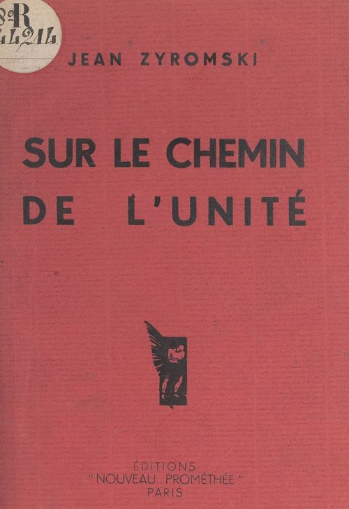ebook cover of Sur le chemin de l'unité, by Jean Zyromski