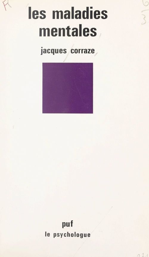 Couverture ebook de Les maladies mentales, de Jacques Corraze