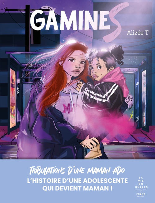 ebook cover of Gamines - Tribulations d'une maman ado, by Alizée T.