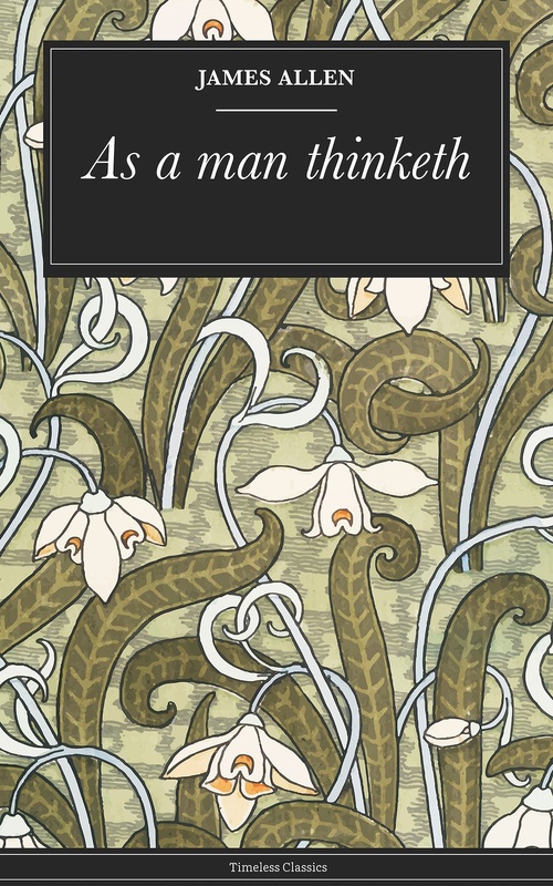 Couverture ebook de As a man thinketh, de Allen James
