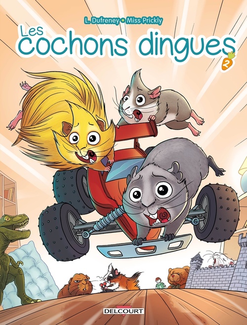 Couverture ebook de Les Cochons dingues T02, de Laurent Dufreney, Miss Prickly