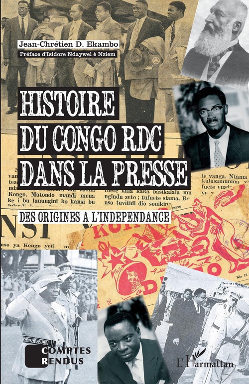 Couverture ebook de Histoire du Congo RDC dans la presse, de Jean-Chrétien Ekambo
