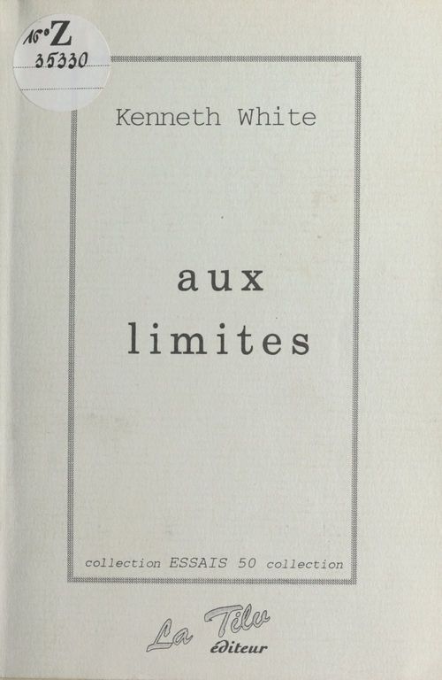 Couverture ebook de Aux limites, de Kenneth White