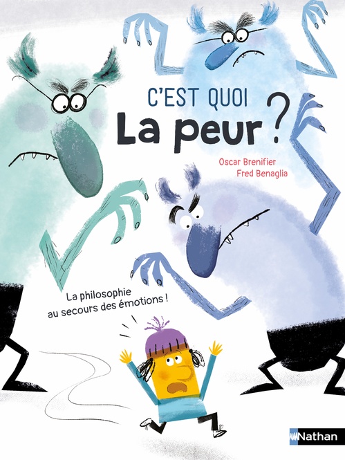 Couverture ebook de C'est quoi la peur ?, de Oscar Brenifier, Frédéric Benaglia