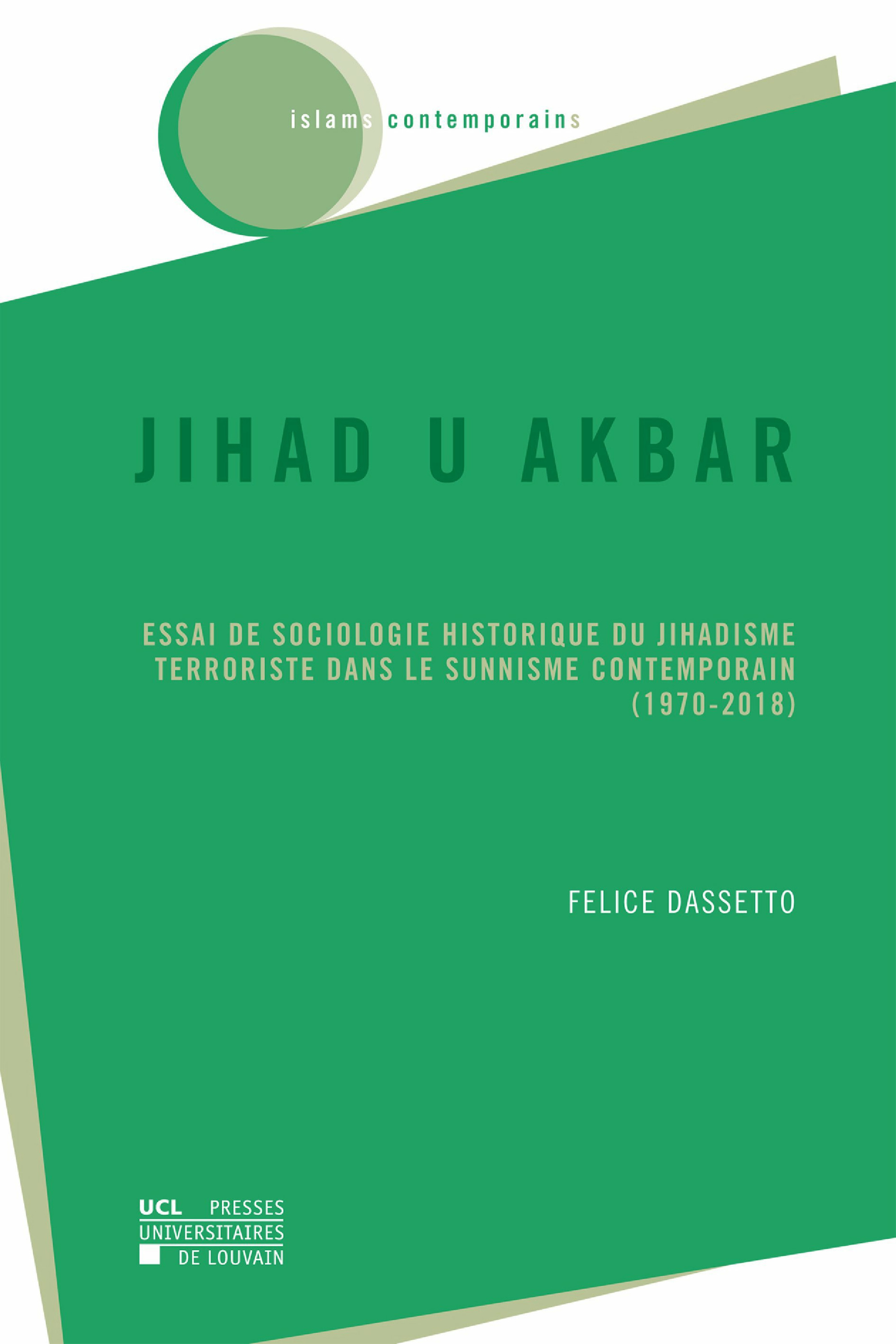 Couverture ebook de Jihad u Akbar, de Felice Dassetto