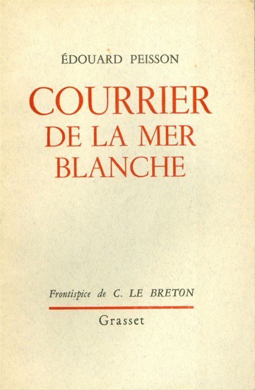 ebook cover of Courrier de la mer blanche, by Edouard Peisson