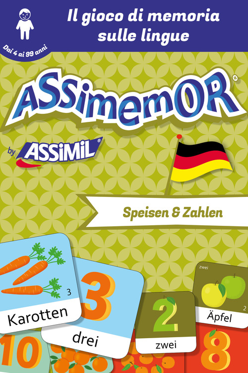Couverture ebook de Assimemor - Le mie prime parole in tedesco: Speisen und Zahlen, de Celadon, Jean-Sebastien Deheeger