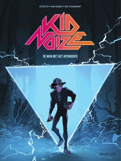 Couverture ebook de De man met het apenhoofd, de Kid noize, Kid Toussaint