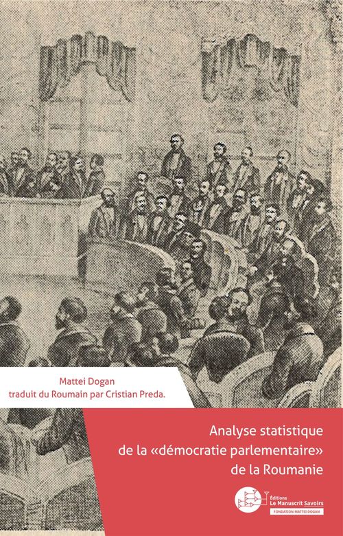 Couverture ebook de Analyse statistique de la « démocratie parlementaire » de la Roumanie, de Mattei Dogan