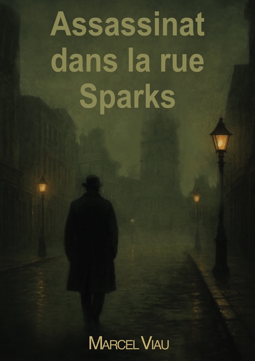 Couverture ebook de Assassinat dans la rue Sparks, de Marcel Viau